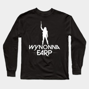 Wynonna Earp Silhouette - white Long Sleeve T-Shirt